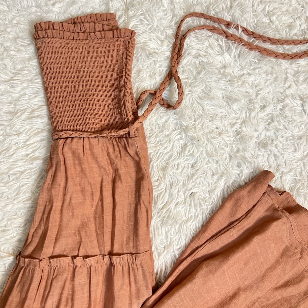 Love Tree Women's Jumpsuit in Rust